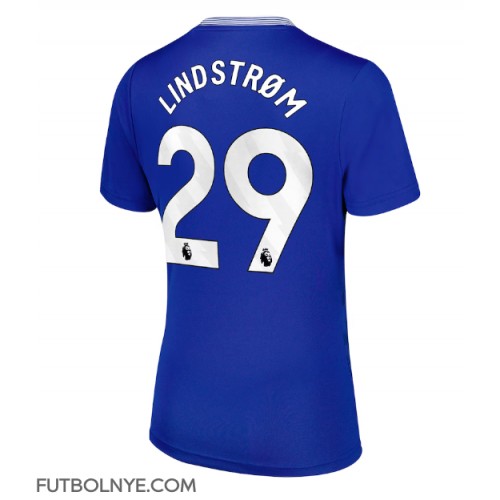 Camiseta Everton Jesper Lindstrom #29 Primera Equipación para mujer 2024-25 manga corta